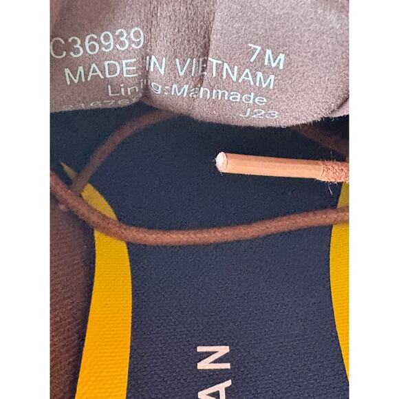 Cole Haan men Size 7 Oxford Shoes Grand OS Wingtip leather British Tan Brown - Picture 5 of 8